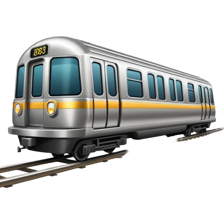 a subway train emoji