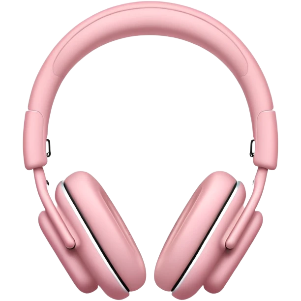 pink AirPods Max headphones emoji