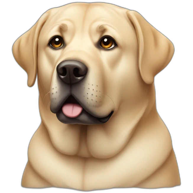 fat labrador emoji