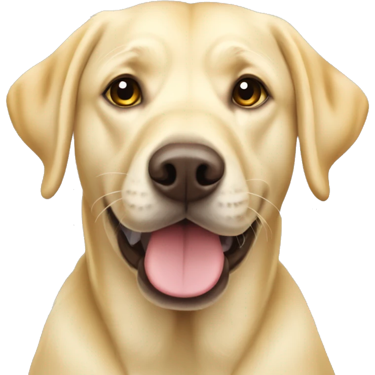 Yellow Labrador ￼ emoji