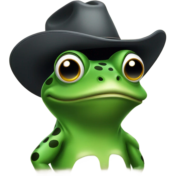 frog with cowboy hat emoji