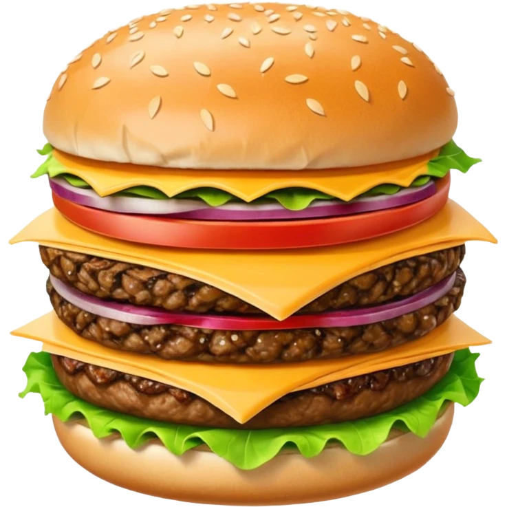 chin burger emoji