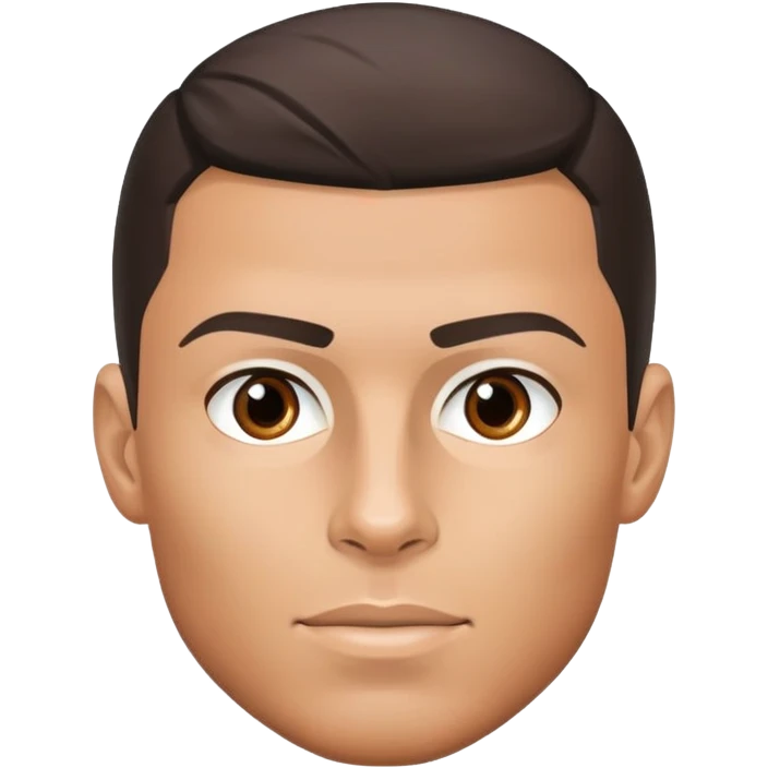 Cristiano Ronaldo's face emoji