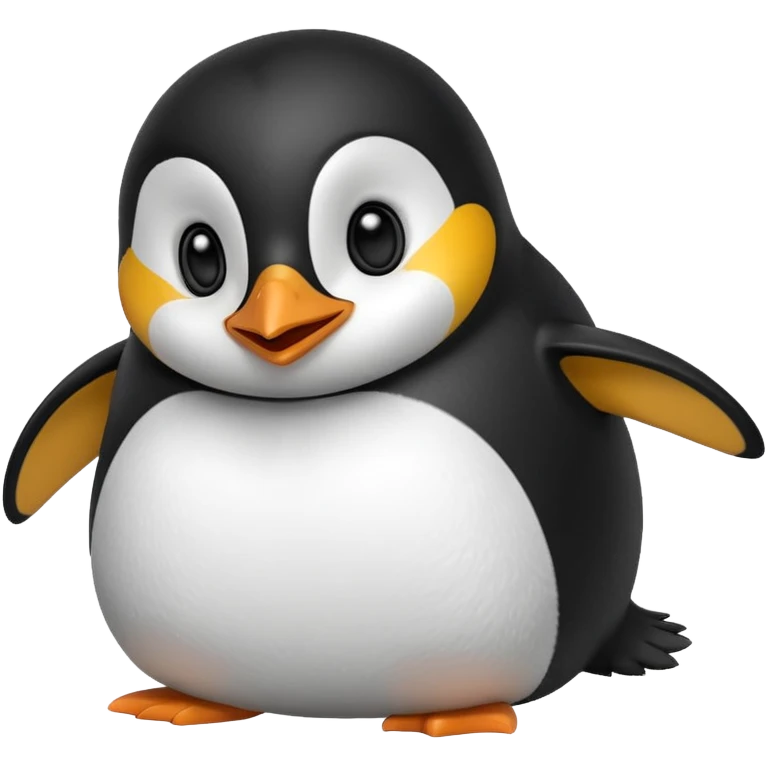 
Penguins smiling with eyes emoji