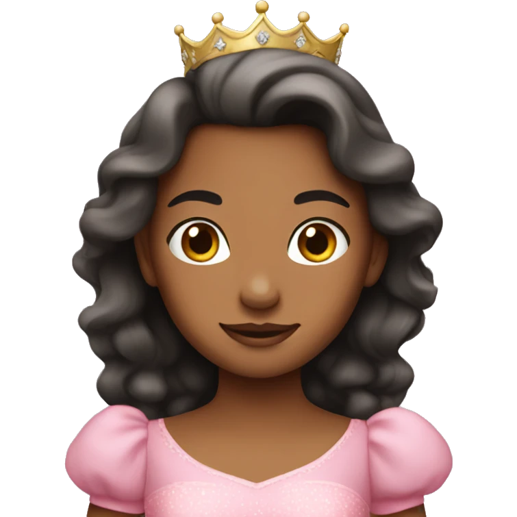princess in pink dress emoji