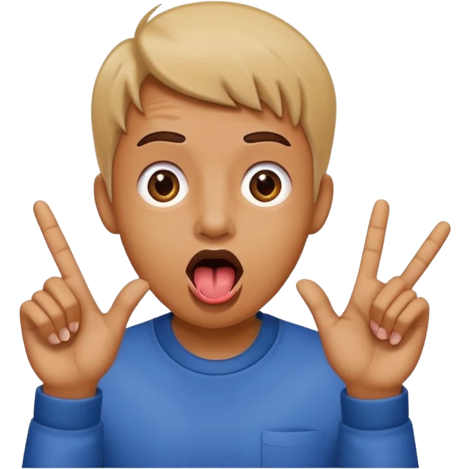 🤤👂👂🤟 emoji