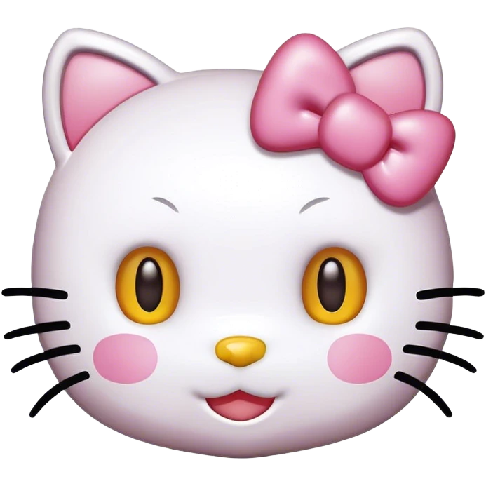 Hello kitty good emoji
