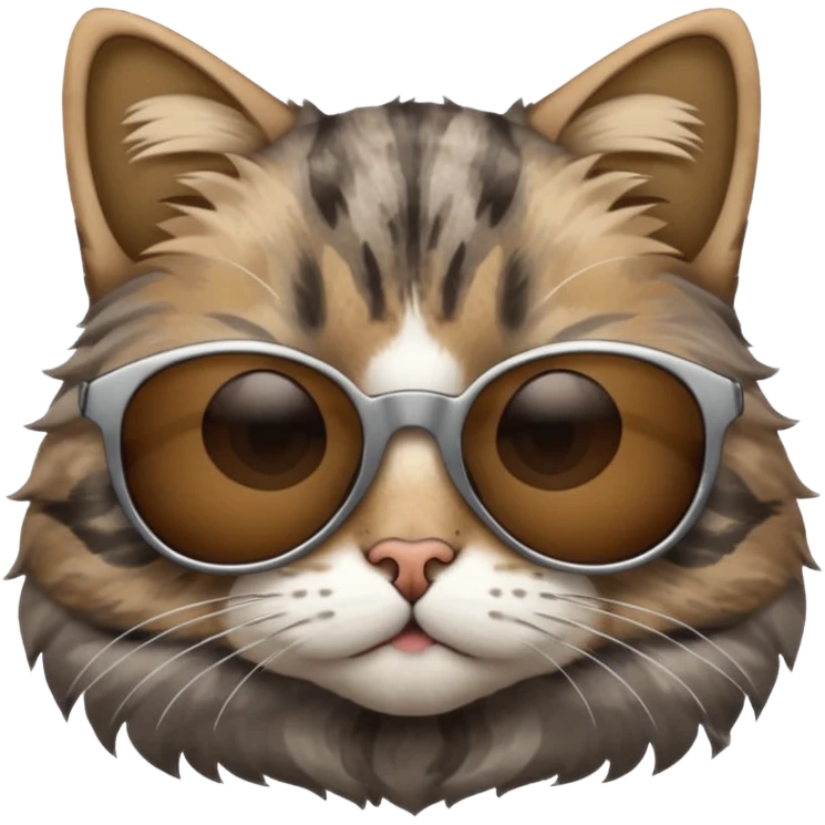 Cat wearing sunglasses emoji
