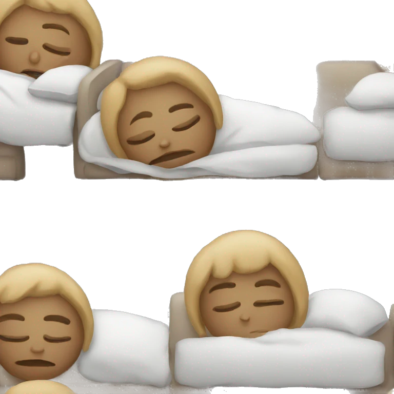 very sleepy person emoji