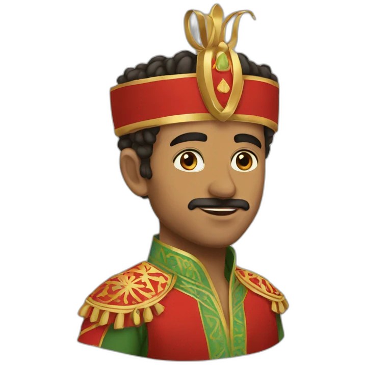 roi du maroc emoji