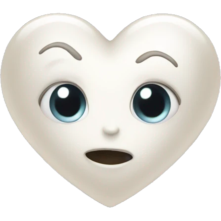 pearl heart emoji