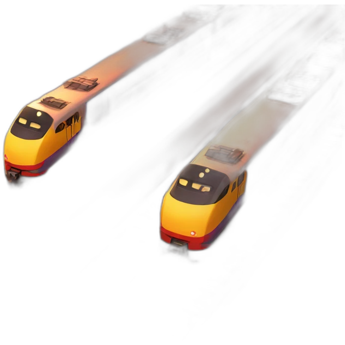 railway in sunset emoji