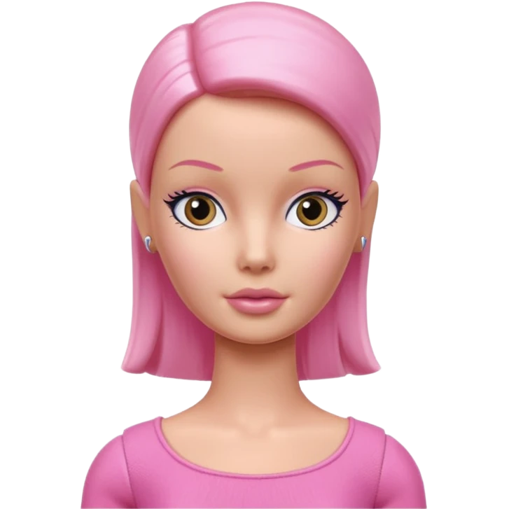 hairless barbie doll emoji