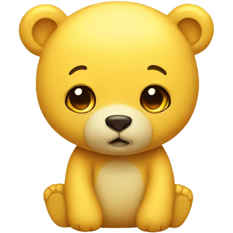 cute yellow bear emoji