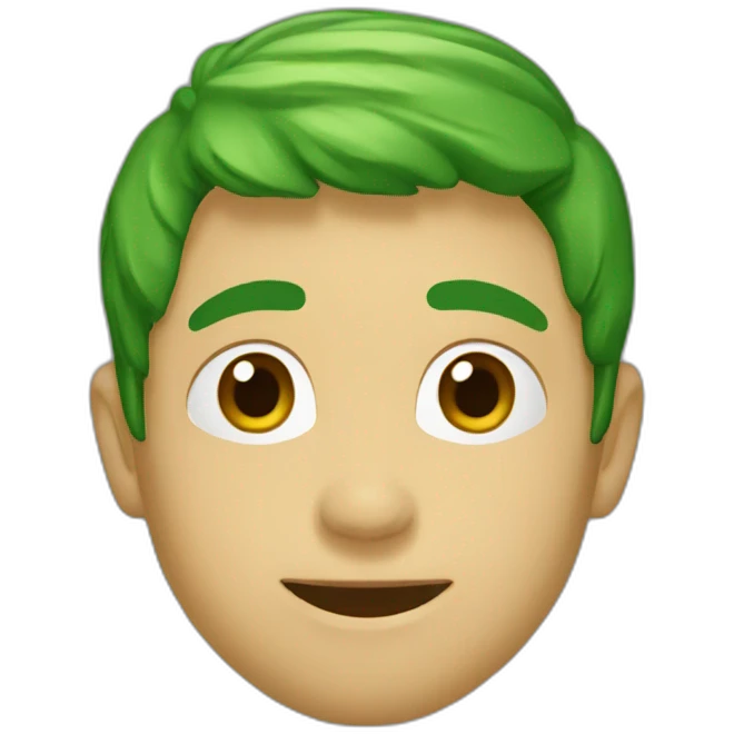 Laço verde emoji