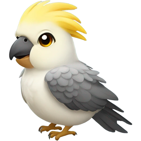 Cockatiel bird emoji