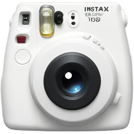 white instax camera emoji