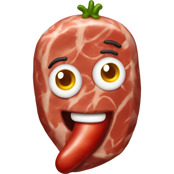 meat with chili emoji