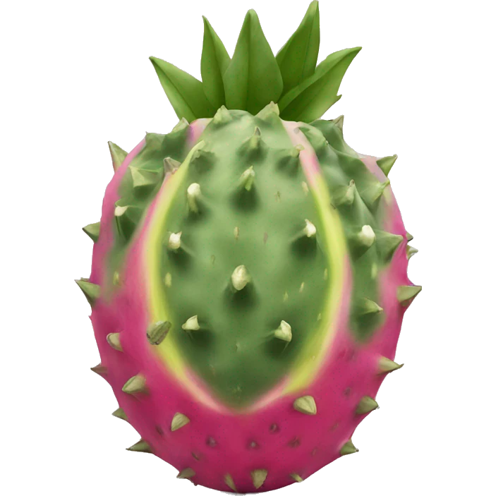 Pitahaya in section emoji
