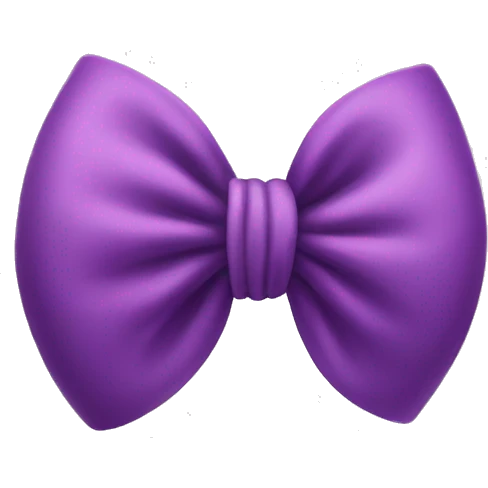 Cute bow emoji