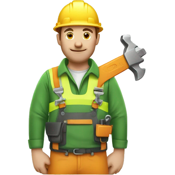  Irish worker with a wrench in his hands emoji