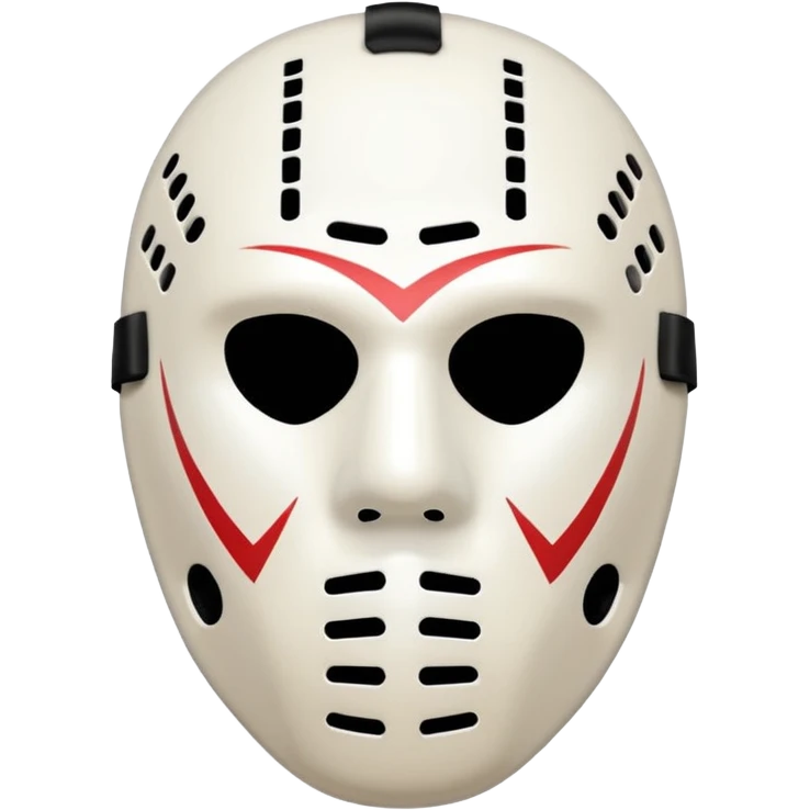 Masque de hockey de kanye west emoji