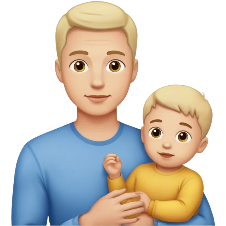 man with kid emoji