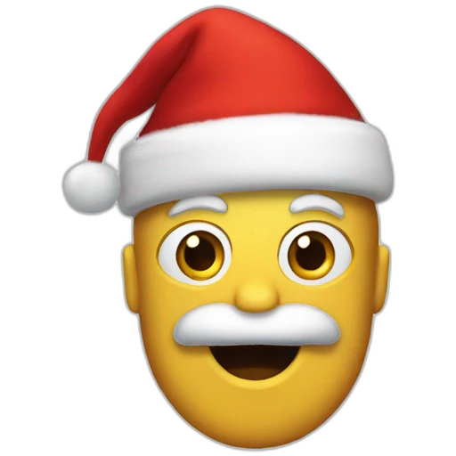 dory as santa emoji