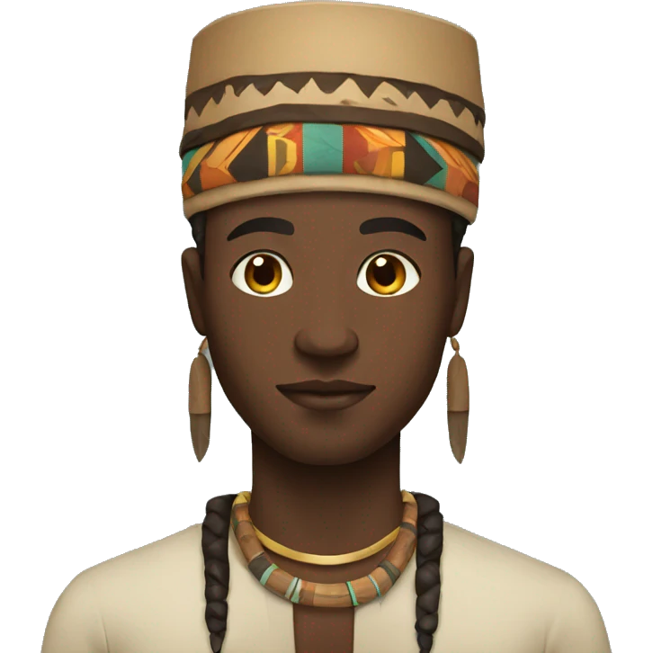 native african culture man emoji