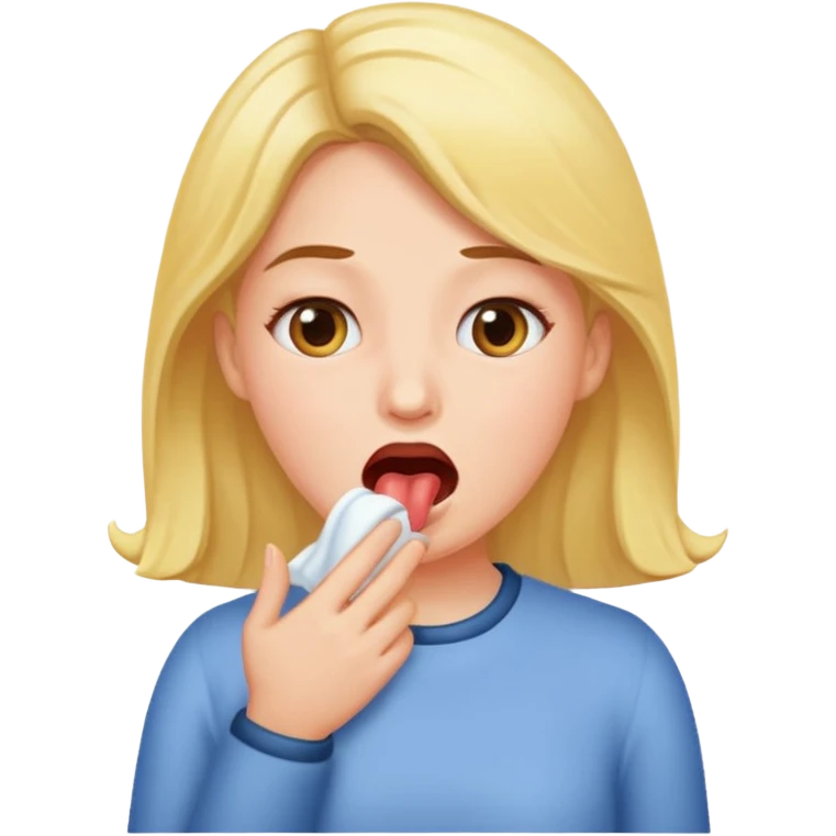 woman burping emoji