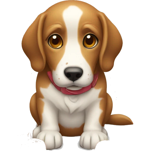 Chien eat candies  emoji