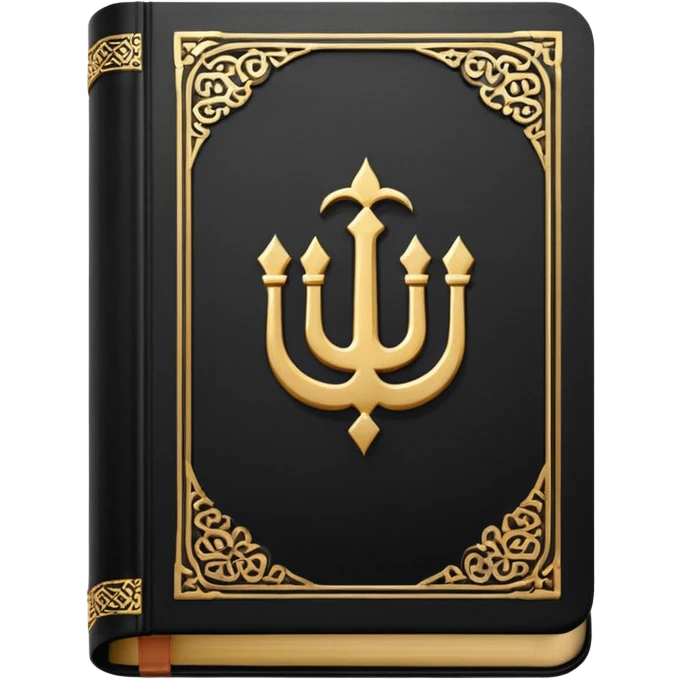 Quran closed book and Quran emoji