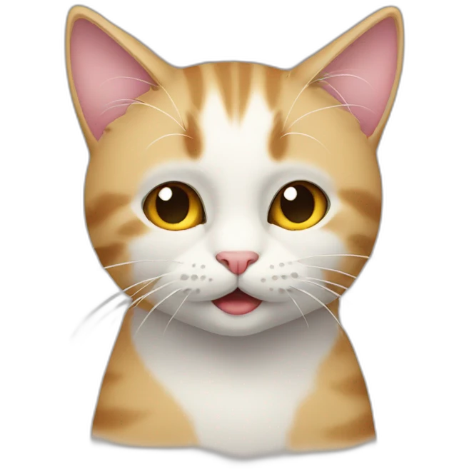 the cat thinks emoji