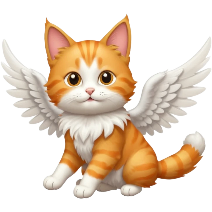 Un gato volador emoji