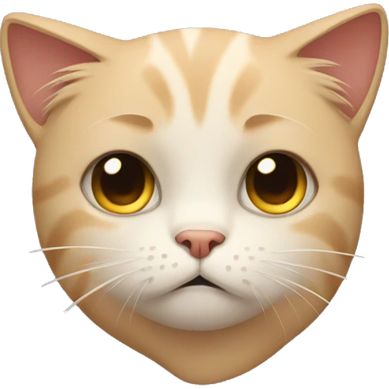 cat looks vry sad emoji