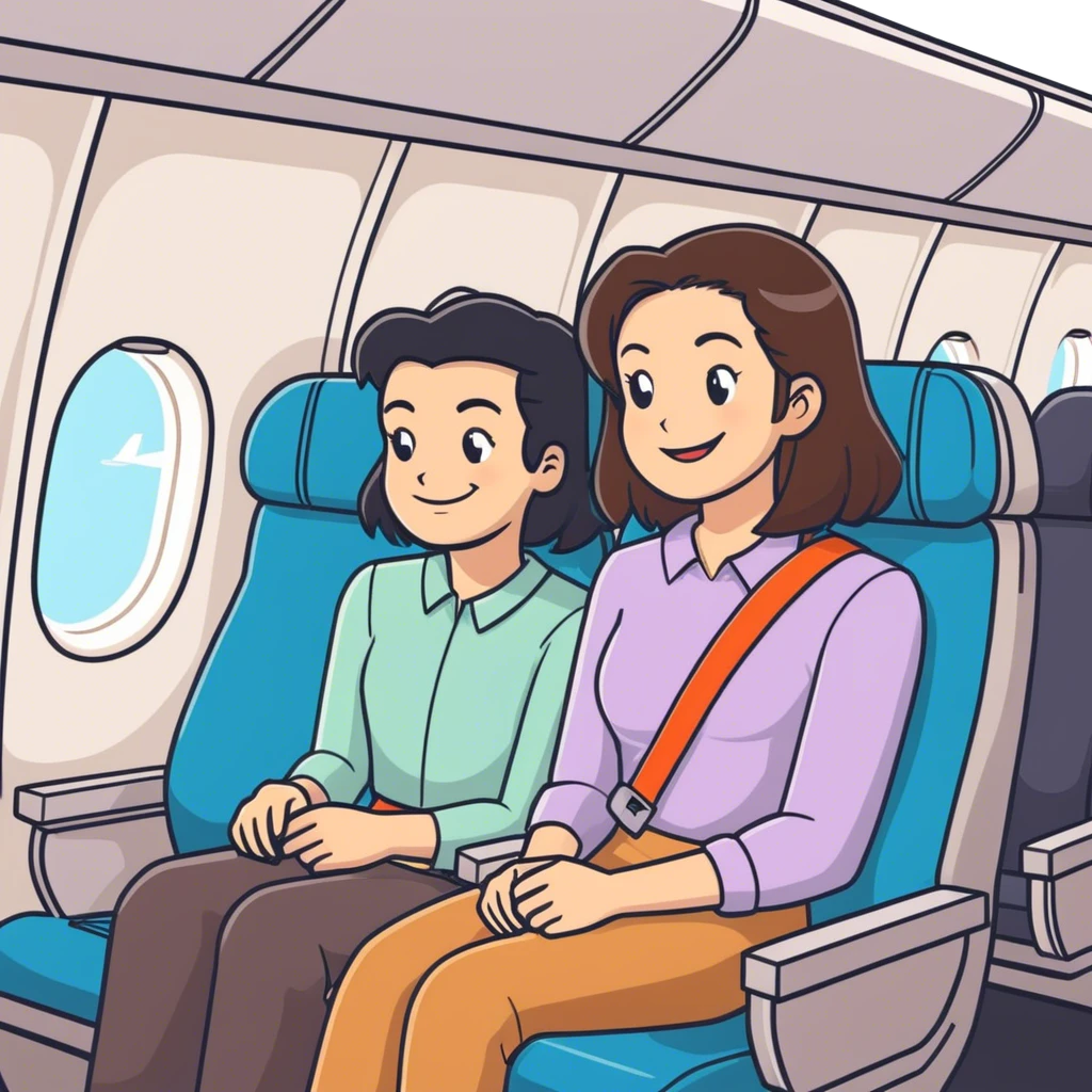 Couple on airplane emoji