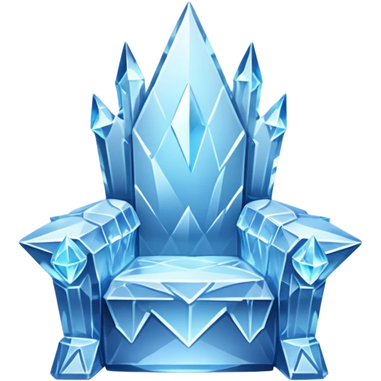 Crystal ice throne emoji