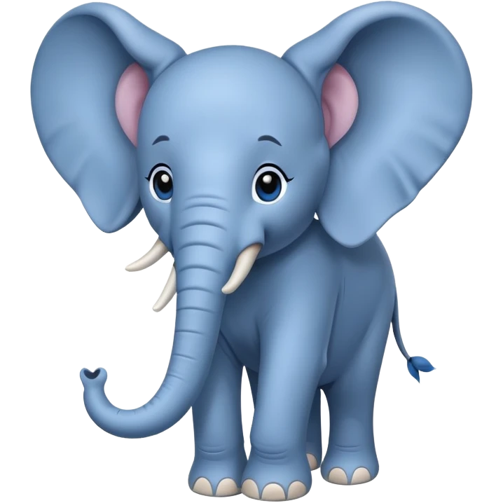 Elephant bleu emoji