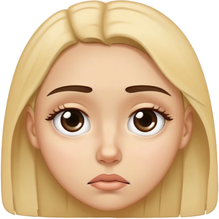 emoji de chica cansada con insomnio  emoji