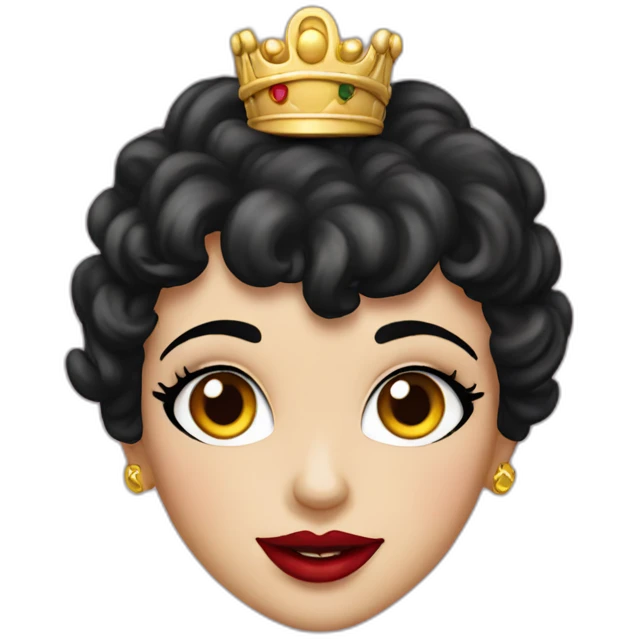 Betty boop emoji