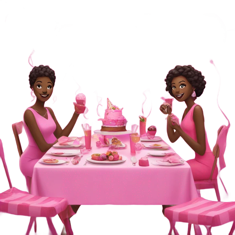 Party pink emoji