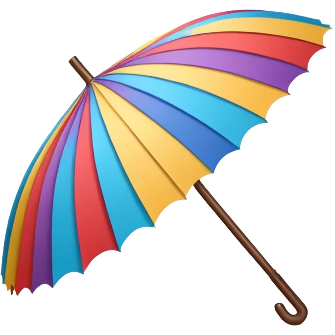 paper umbrella emoji