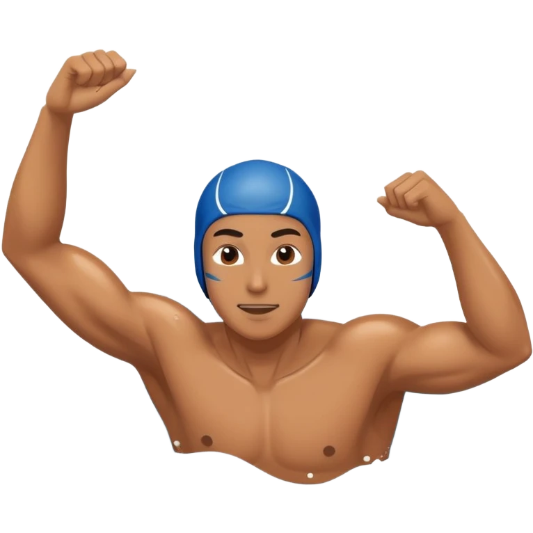 person swimming in water doing freestyle emoji