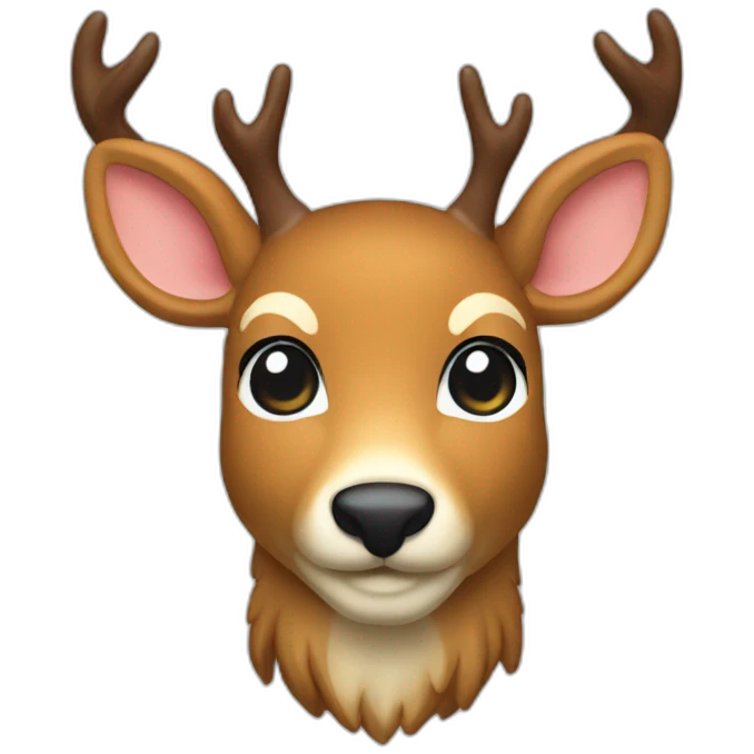 Deer patrones charm emoji