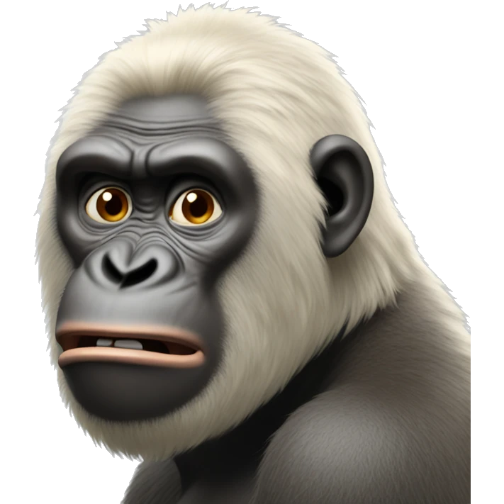 The ape cried. emoji