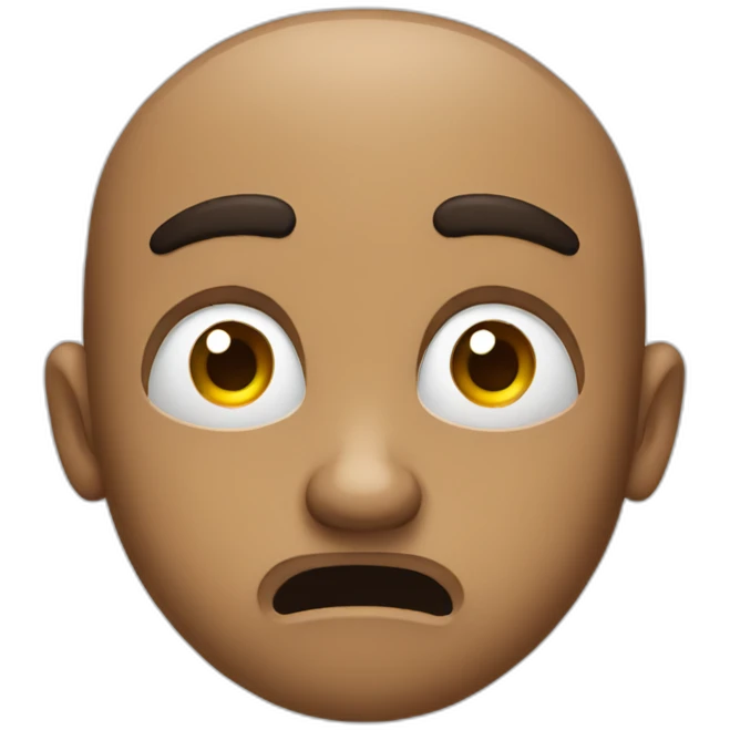Perplexed emoji