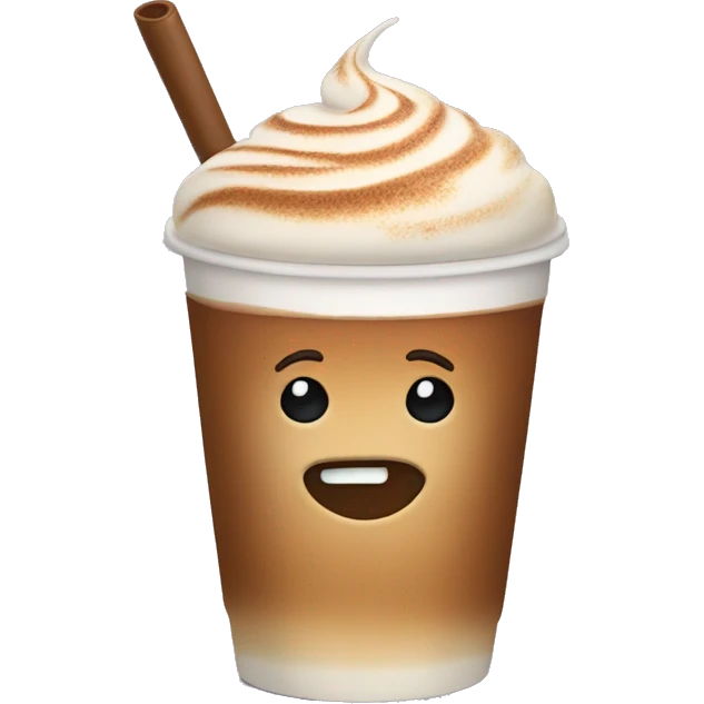 Caramell latte emoji