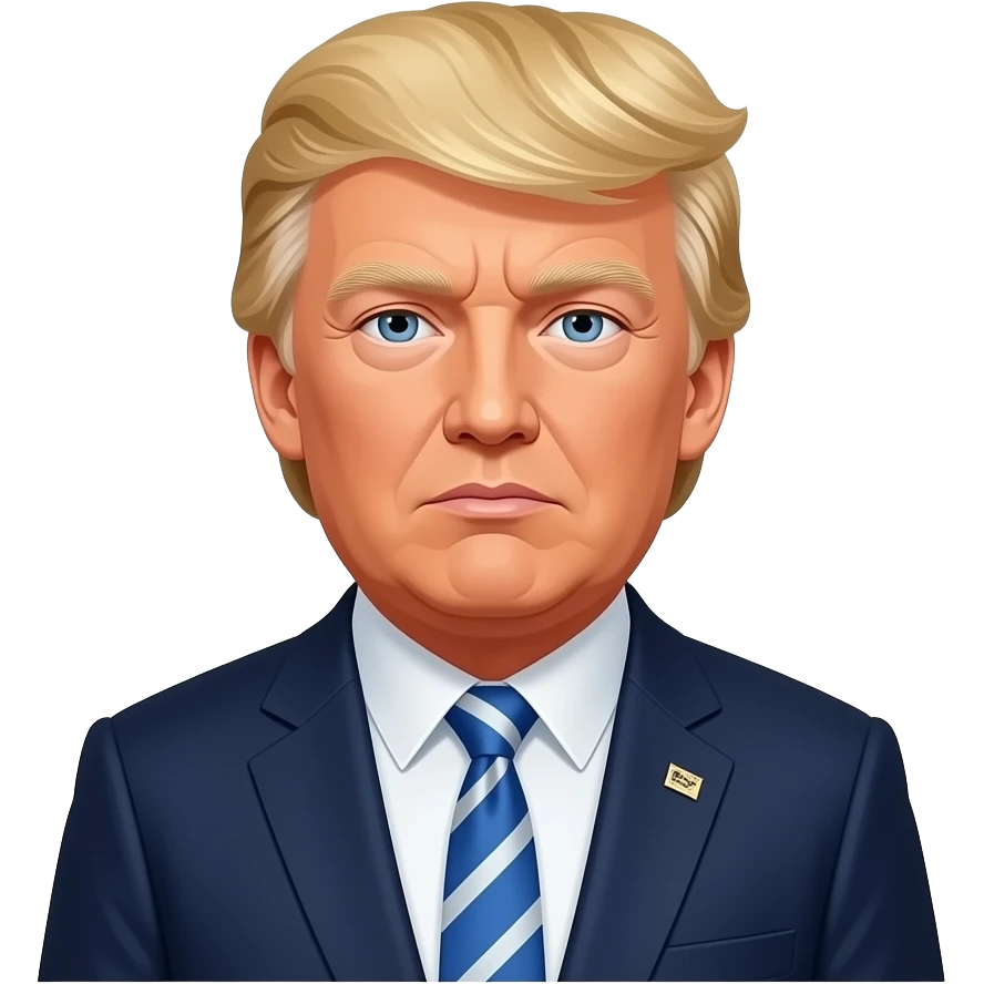 Donald Trump wearing 67 outfit emoji