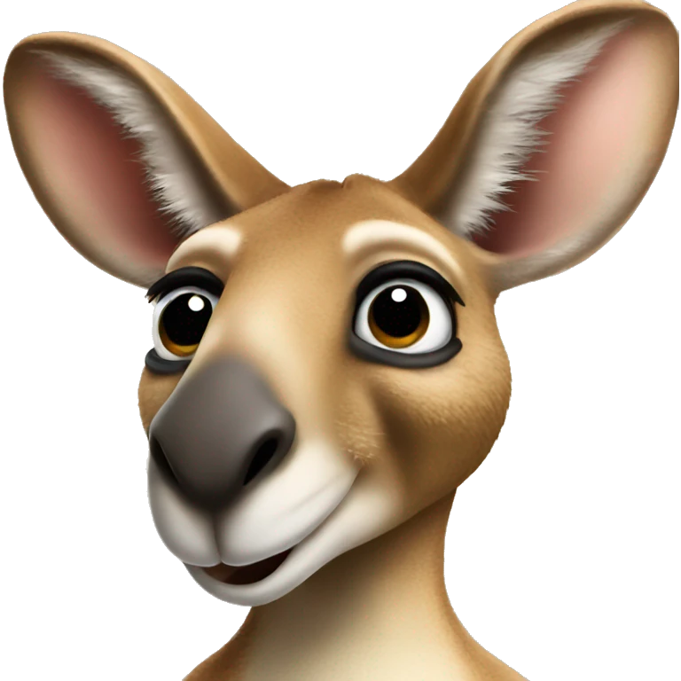 Kangaroo taking selfie emoji