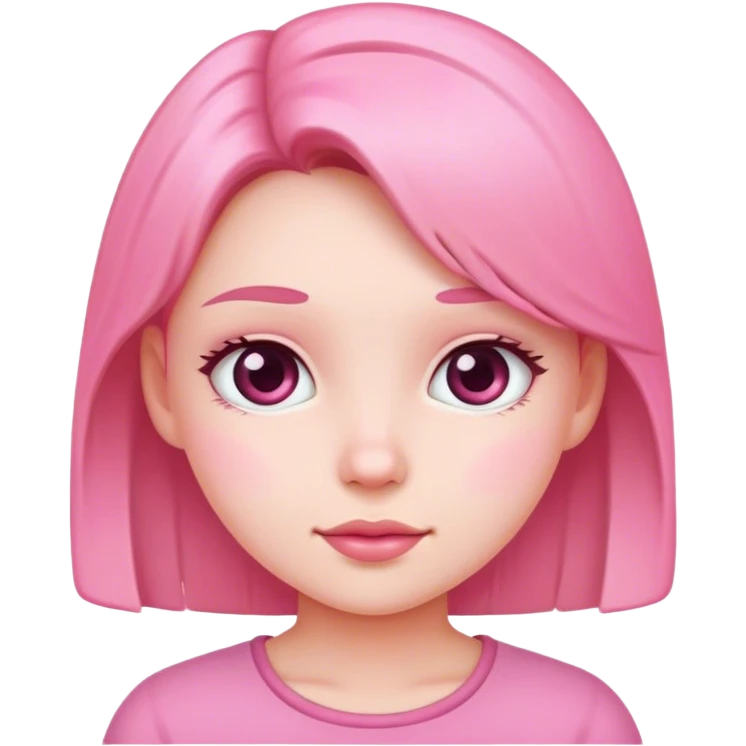 pink cute girl emoji